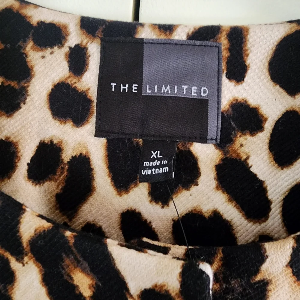 NWT.The Limited Animal Print Jacket.pit To Pit23